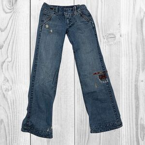 Free People Blue Boot Cut Jeans